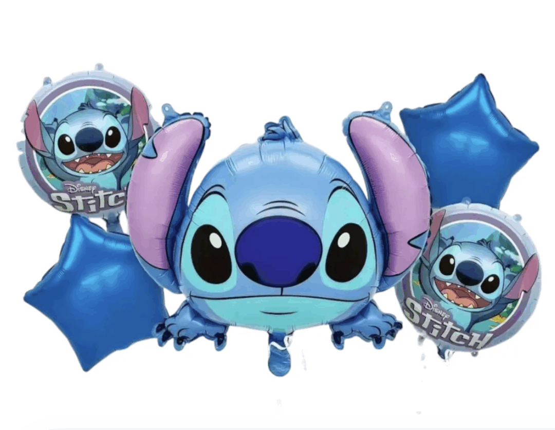 Балони фолио Стич (Lilo & Stitch) - 5 броя