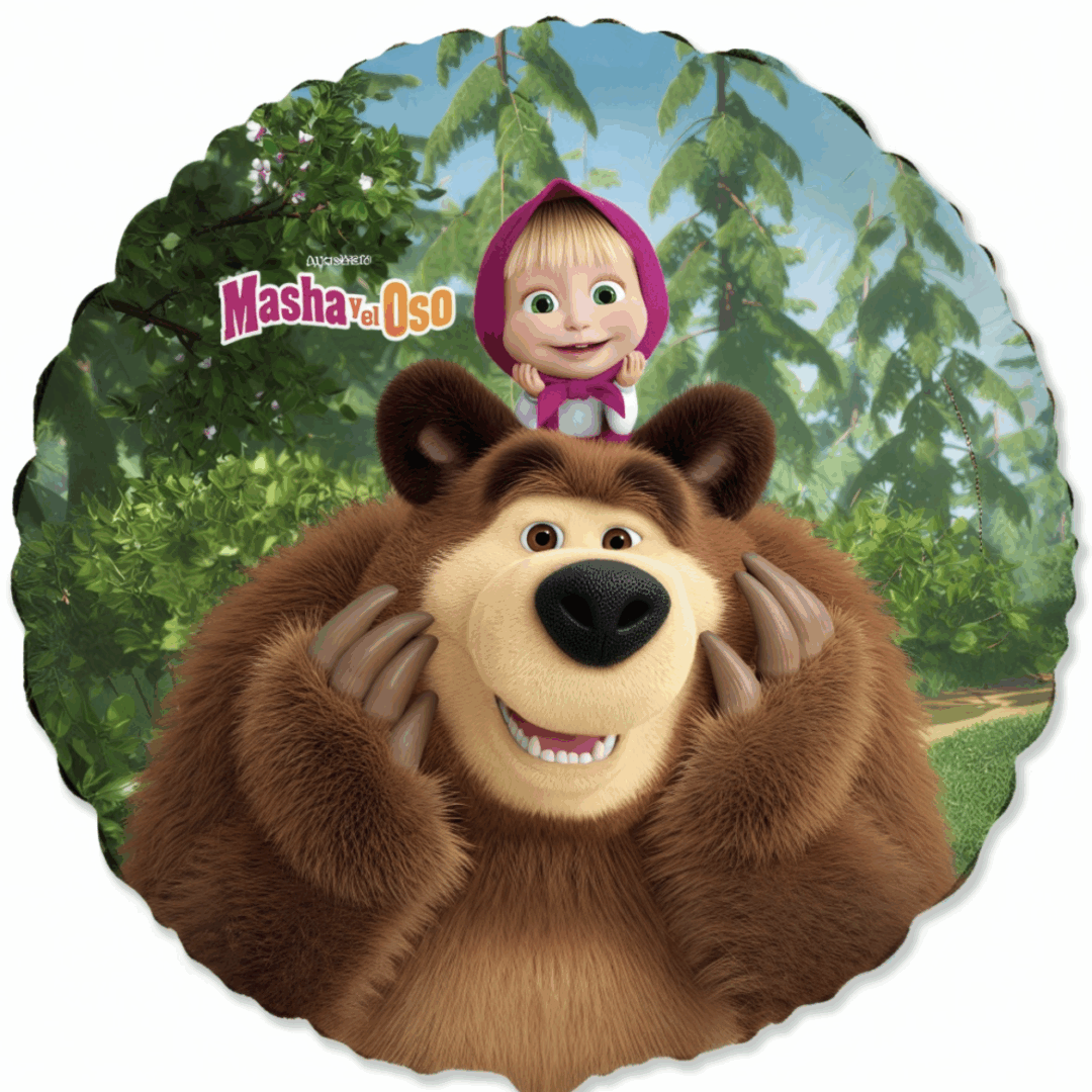 Балон Маша (Masha and the Bear) - 45 см