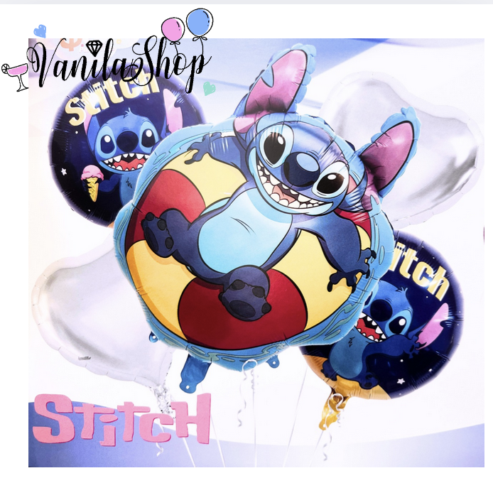 Балони сет Стич (Lilo & Stitch) - 5 броя