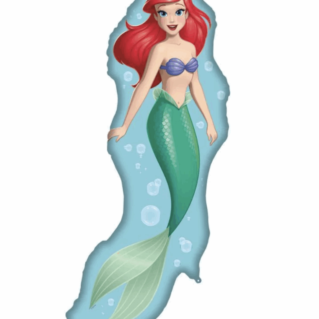 Балон фолио Русалка (Mermaid) Ариел (Ariel) - 99 см