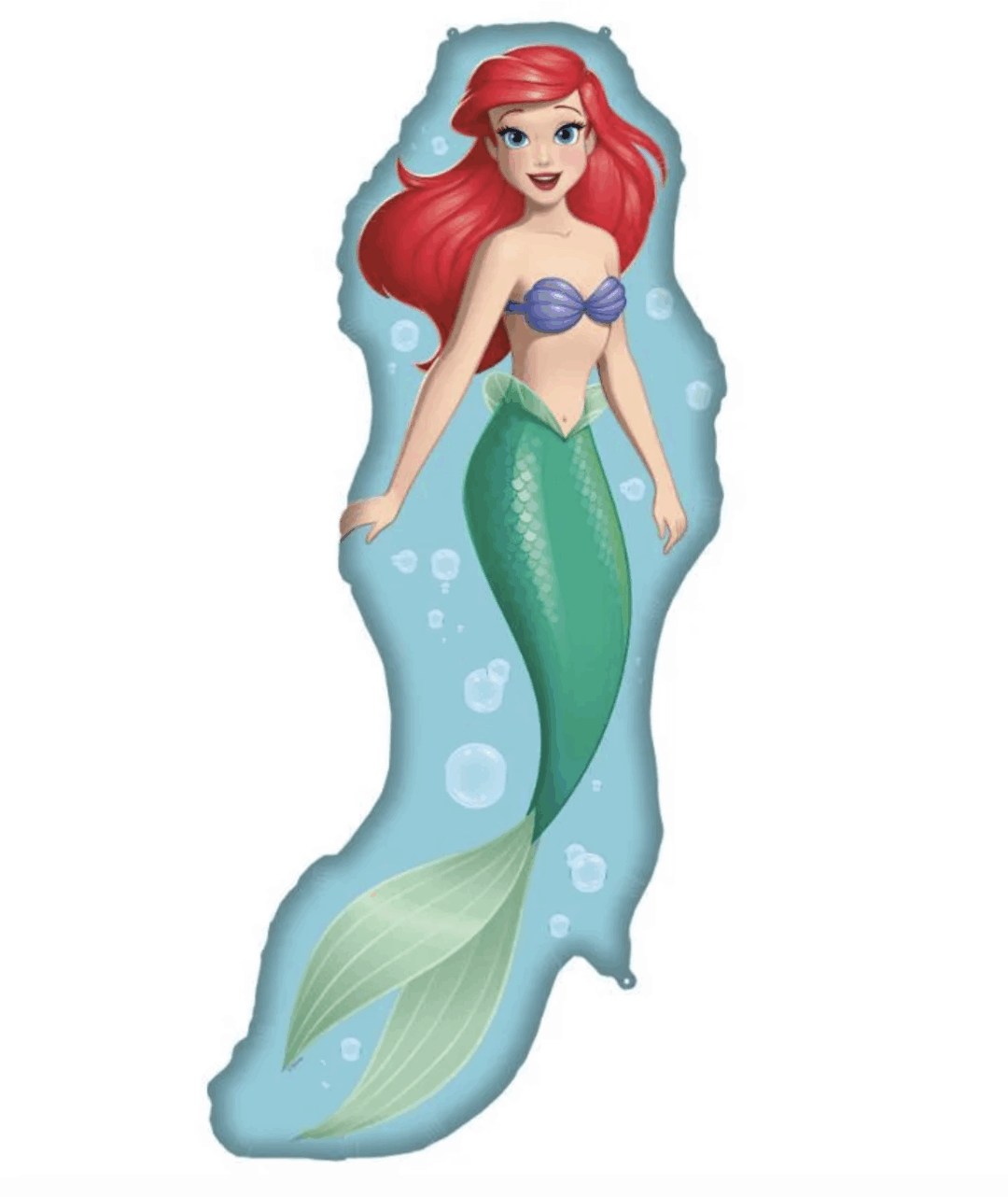 Балон фолио Русалка (Mermaid) Ариел (Ariel) - 99 см