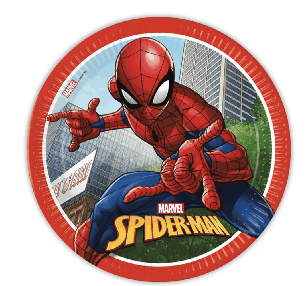 Парти чинии Спайдърмен (Spiderman) - 8 броя