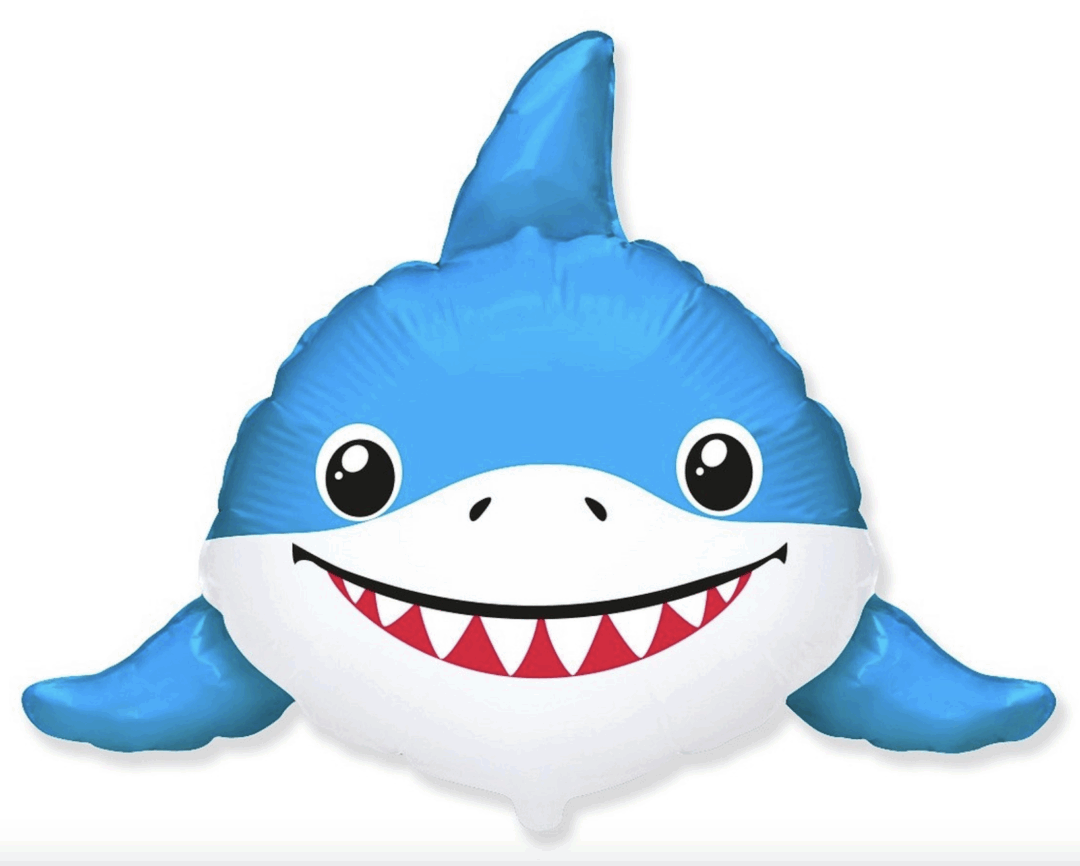 Балон „Бебе Акула“ (Baby Shark) – син, 61 см