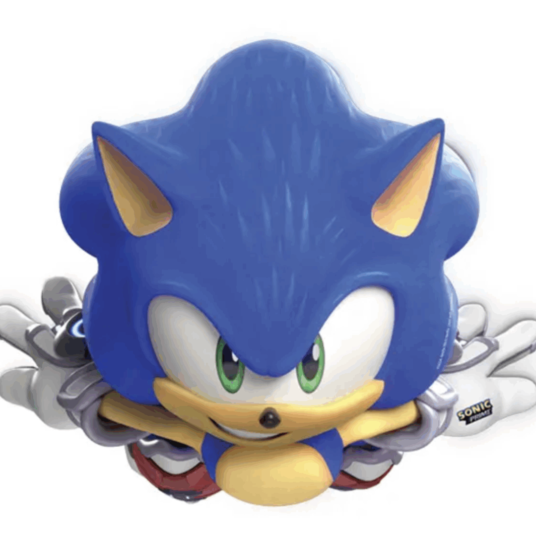 Парти маски Соник таралежа SONIC, 6 броя