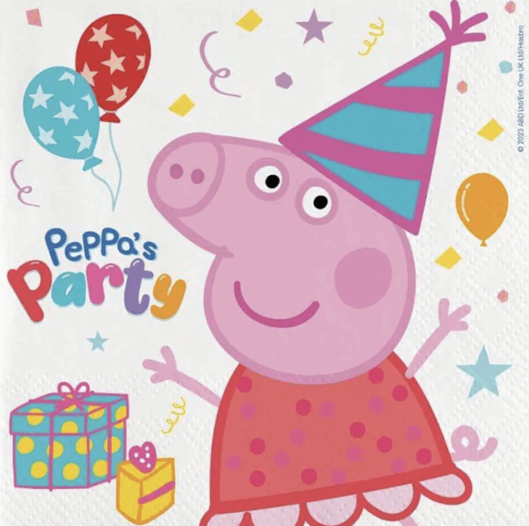 Парти салфетки Пепа Пиг (Peppa Pig) - 20 броя вариант 2