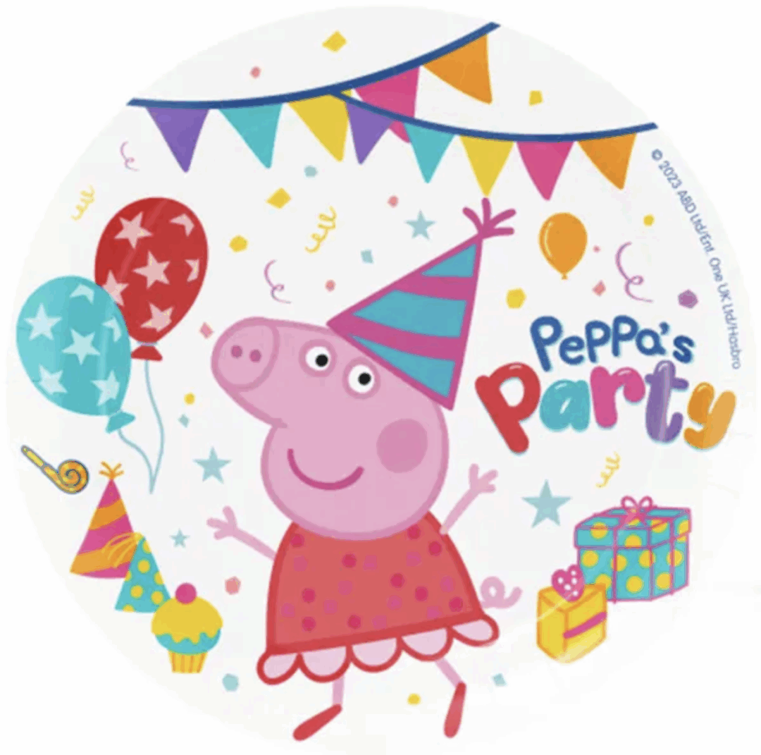 Чинии Пепа Пиг ( Peppa Pig ) - 23 см - 8 броя вариант 2