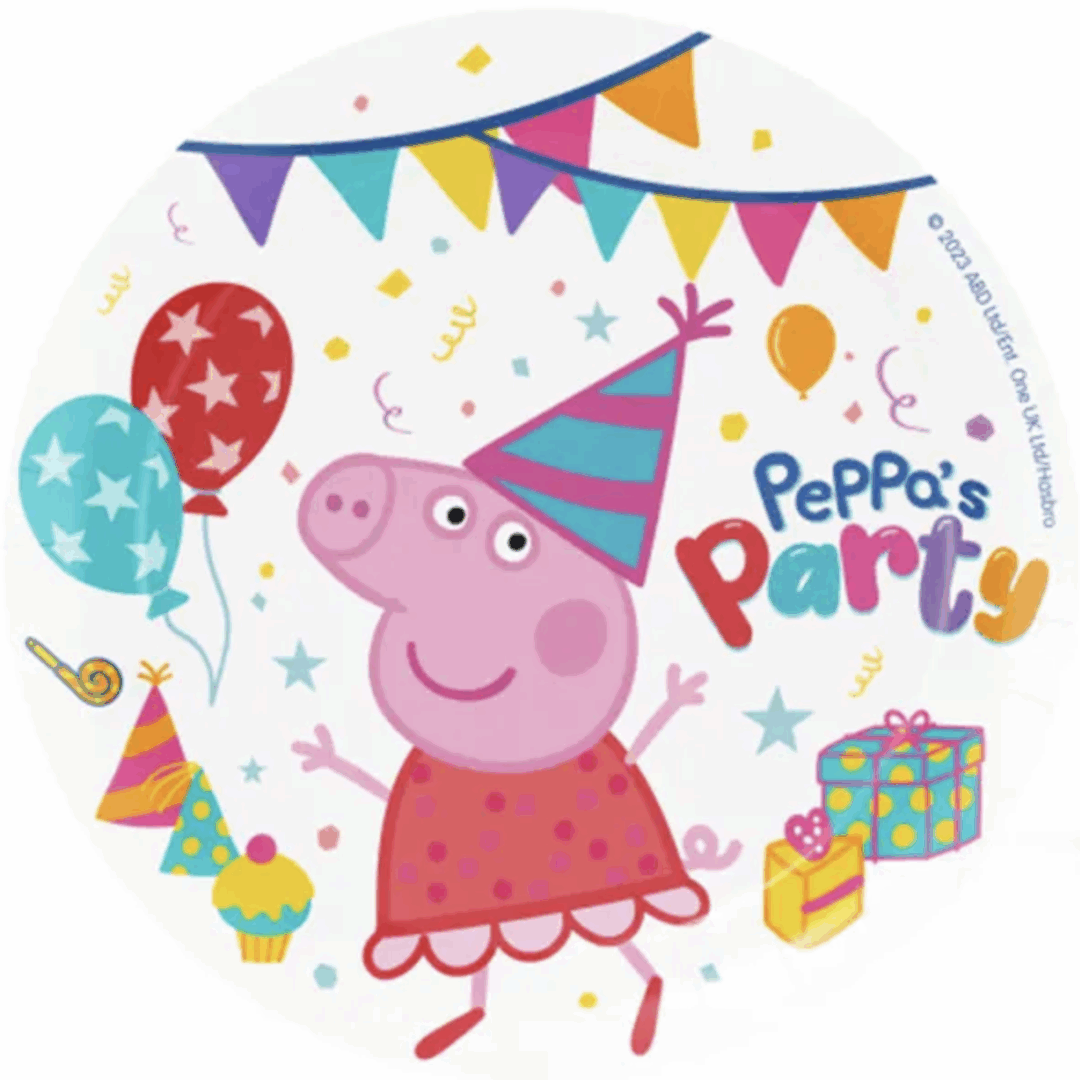 Чинии Пепа Пиг ( Peppa Pig ) - 23 см - 8 броя вариант 2