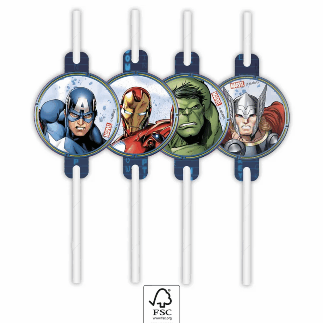 Парти сламки Отмъстителите (Avengers) – 4 броя