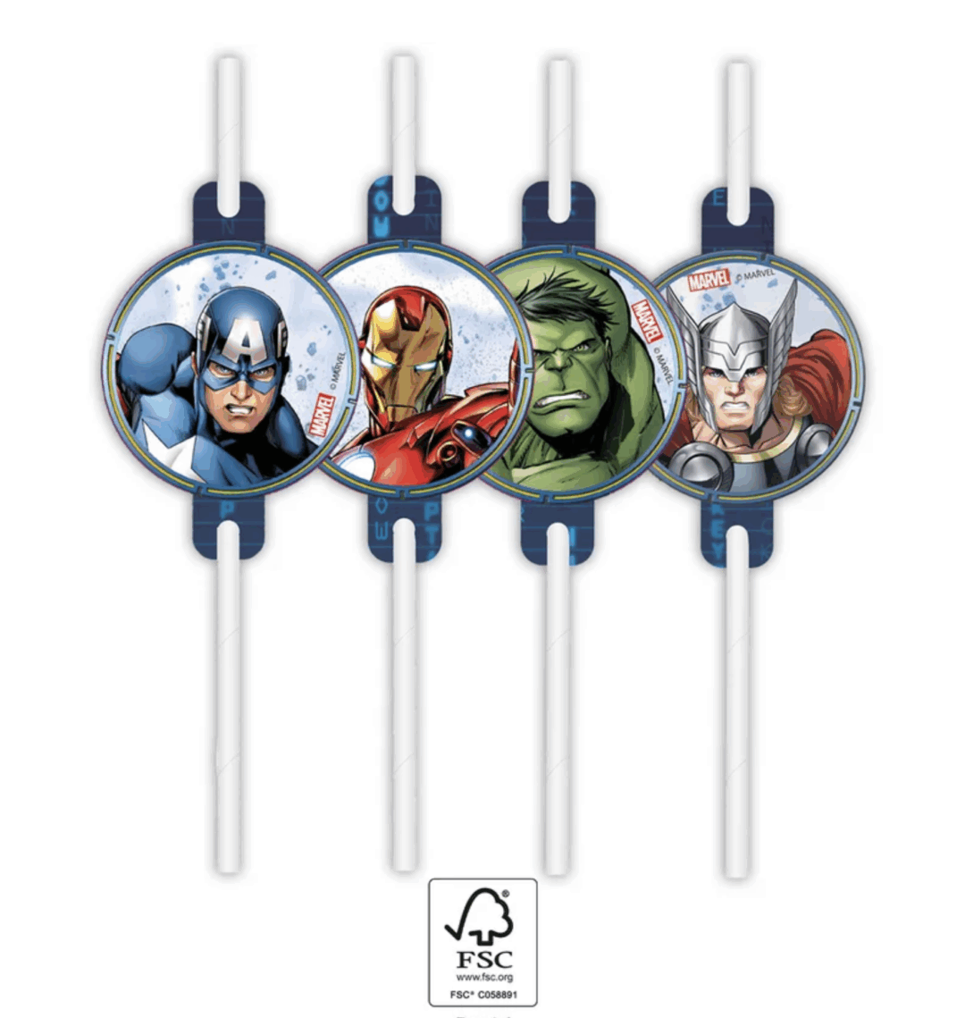 Парти сламки Отмъстителите (Avengers) – 4 броя
