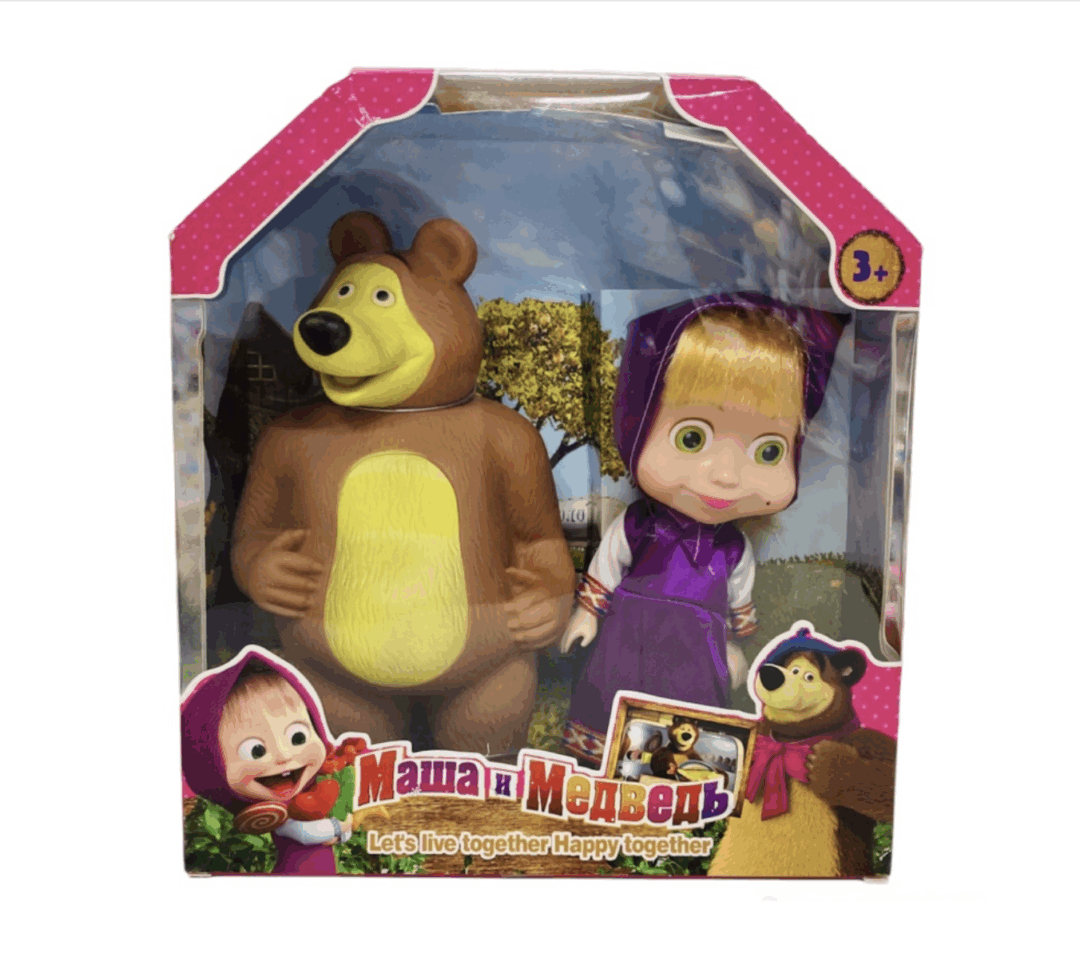 Комплект фигурки Маша и Мечока(Masha and the Bear)