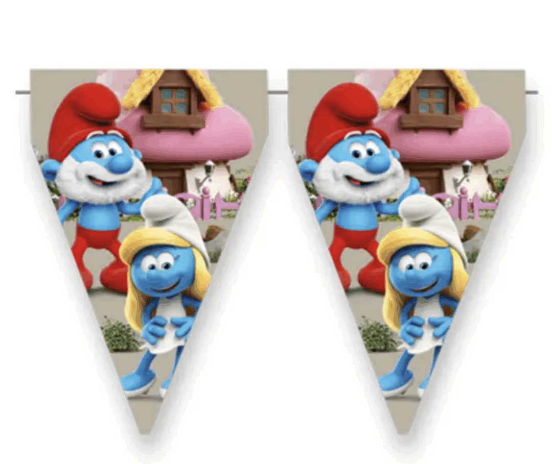 Парти банер Смърфове (The Smurfs)
