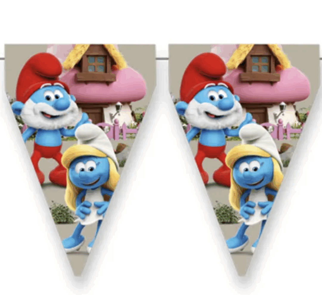 Парти банер Смърфове (The Smurfs)