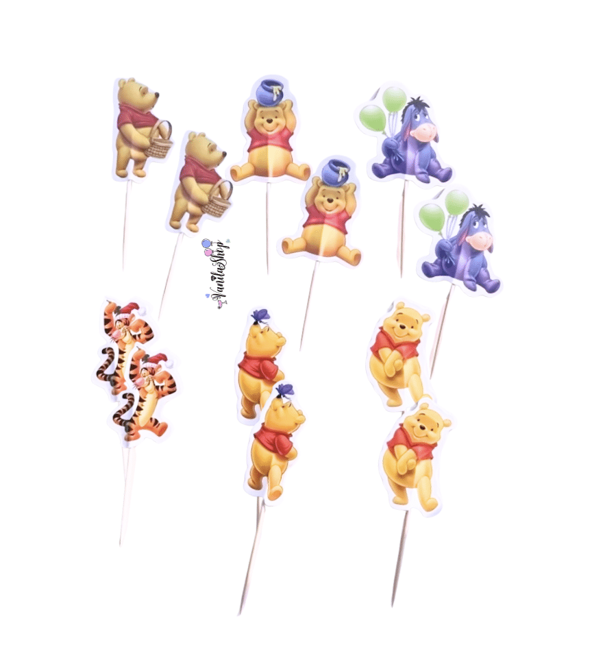 Комплект топери Мечо Пух, 12 броя