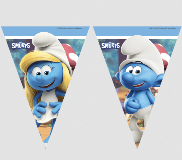 Парти банер Смърфове (The Smurfs)