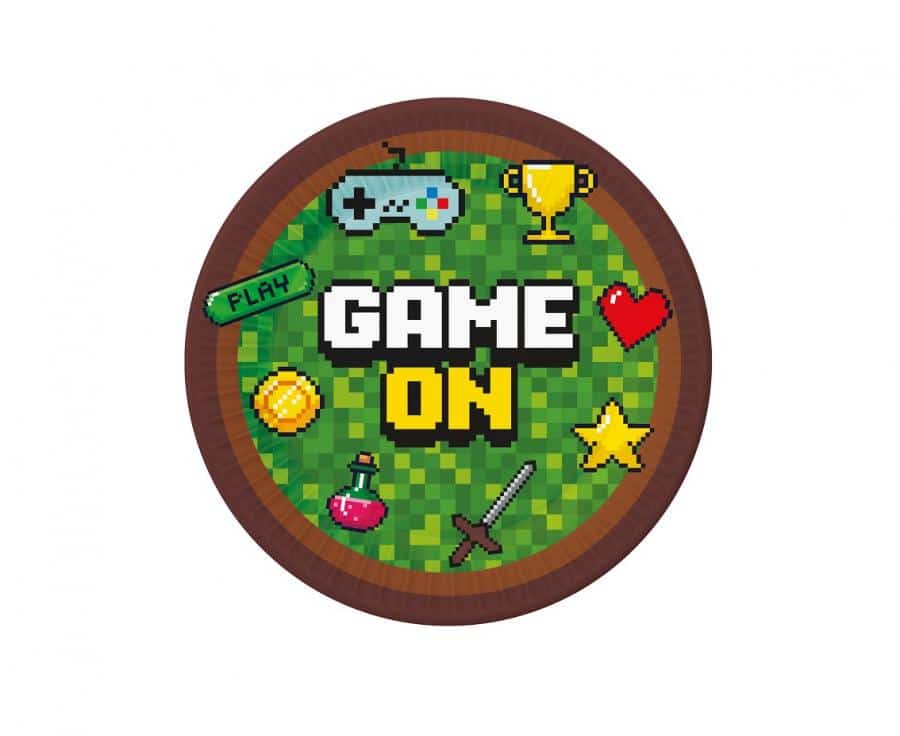 Чинии Game ON - 6 броя - 18 см