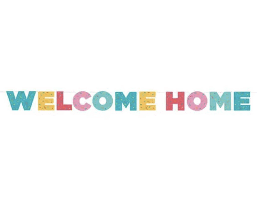 Банер с надпис Welcome Home – 250 см