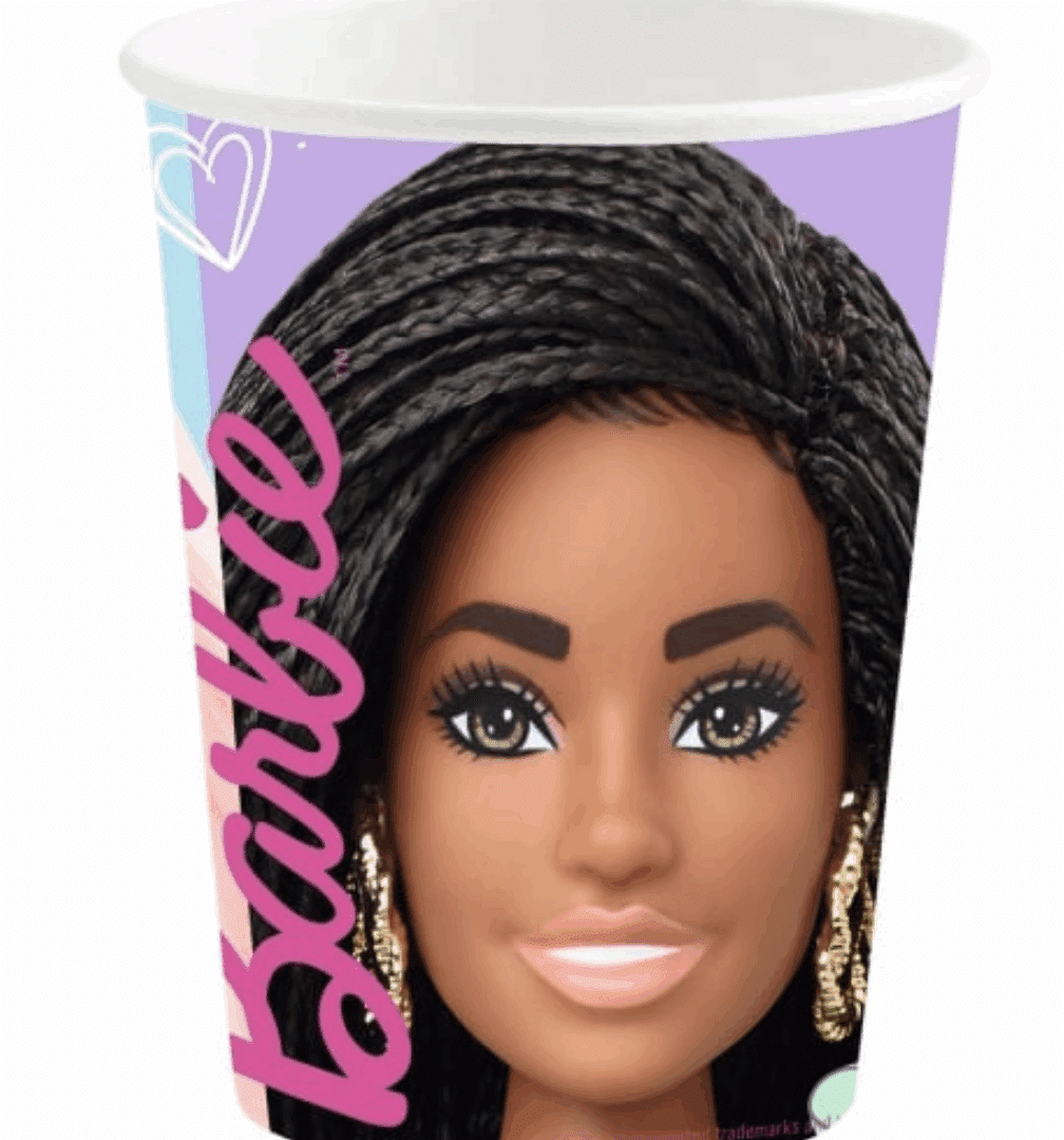 Чаши Barbie – 8 броя | Парти аксесоари за рожден ден