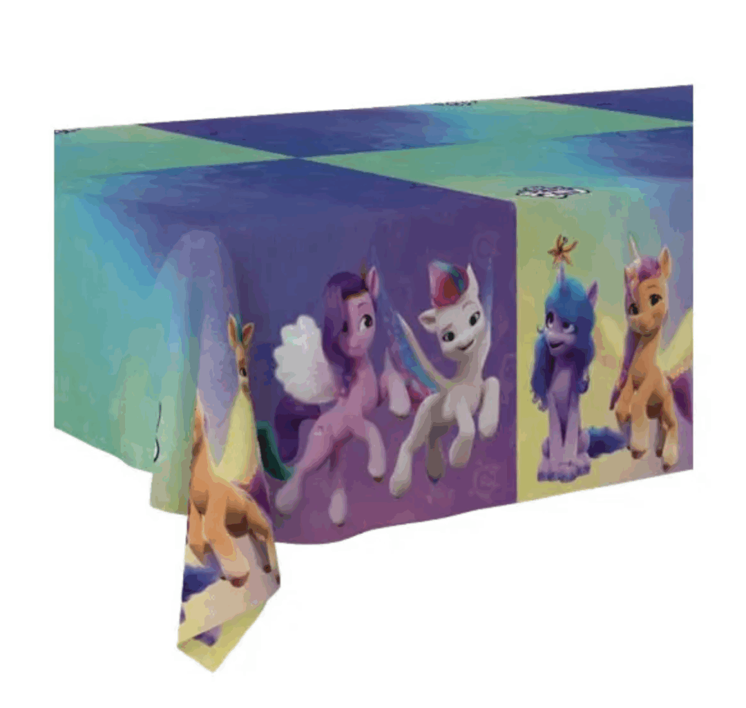 Парти покривка My Little Pony – 120 x 180 см | Лицензиран парти аксесоар