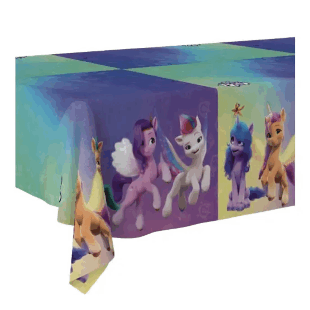 Парти покривка My Little Pony – 120 x 180 см | Лицензиран парти аксесоар