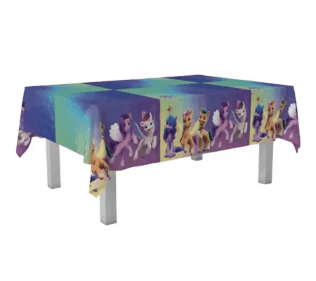 Парти покривка My Little Pony – 120 x 180 см | Лицензиран парти аксесоар - Image 2
