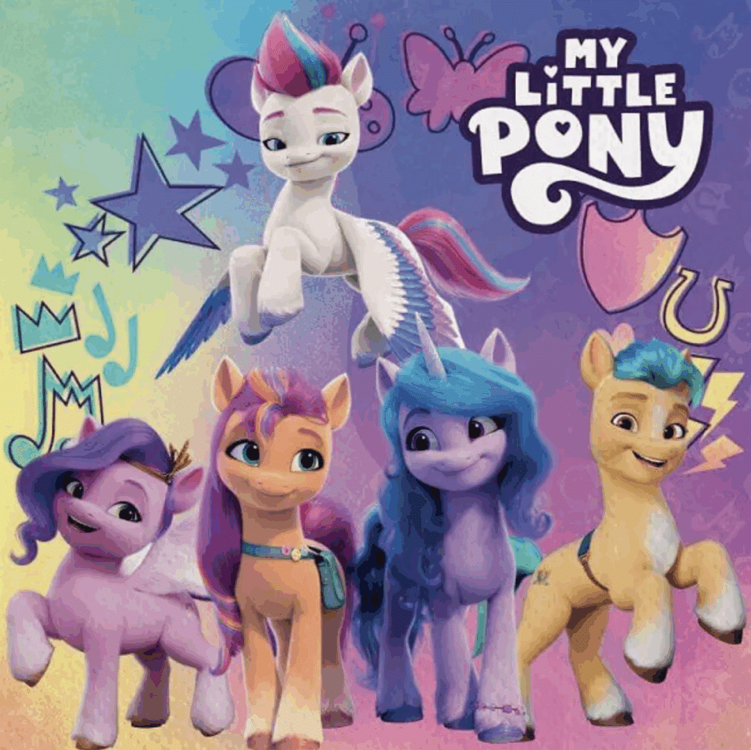Салфетки My Little Pony – 20 броя – 33x33 см | Лицензиран парти комплект