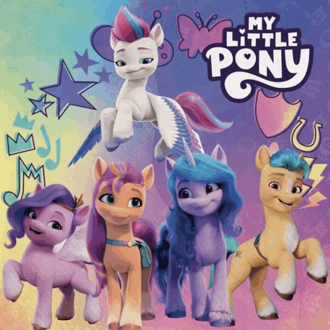 Салфетки My Little Pony – 20 броя – 33x33 см | Лицензиран парти комплект