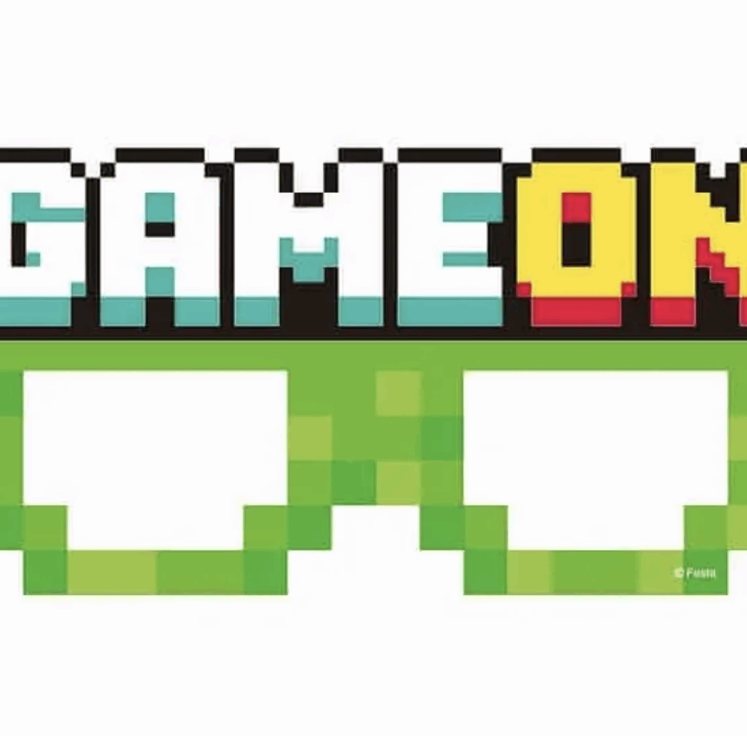 Парти маски Game On – 6 броя | Геймърски парти аксесоар
