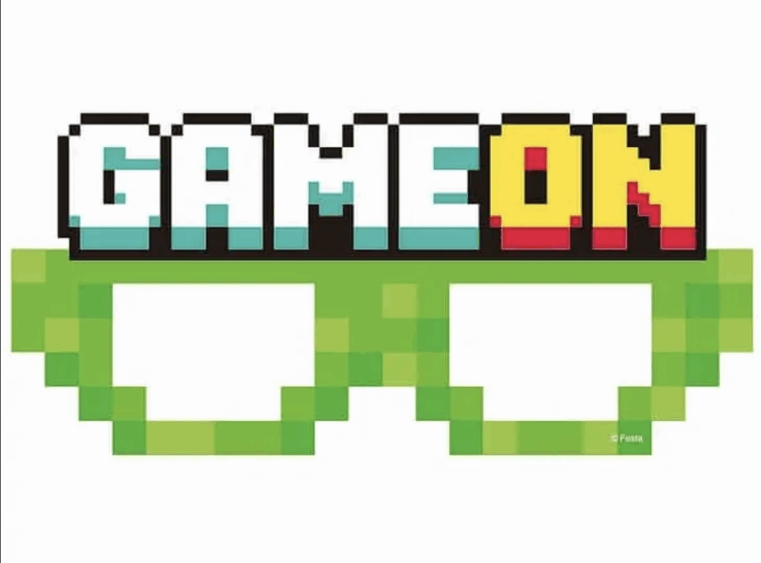 Парти маски Game On – 6 броя | Геймърски парти аксесоар
