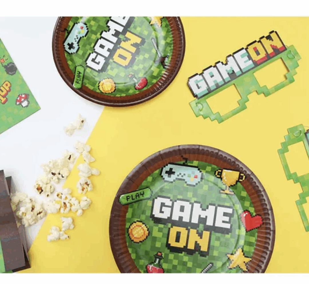 Парти маски Game On – 6 броя | Геймърски парти аксесоар - Image 5