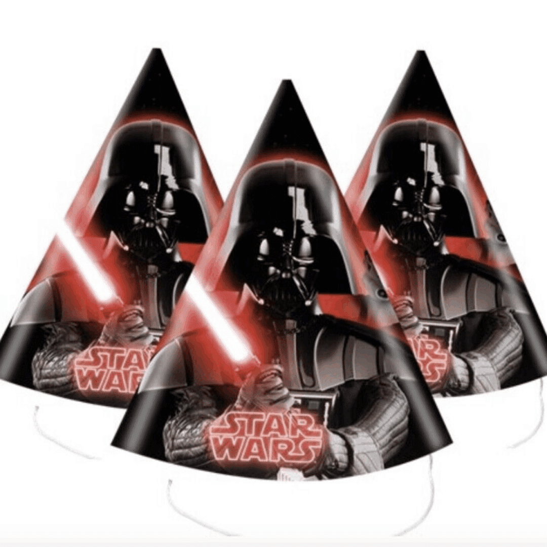 Парти шапки Star Wars – 6 броя | Лицензиран
