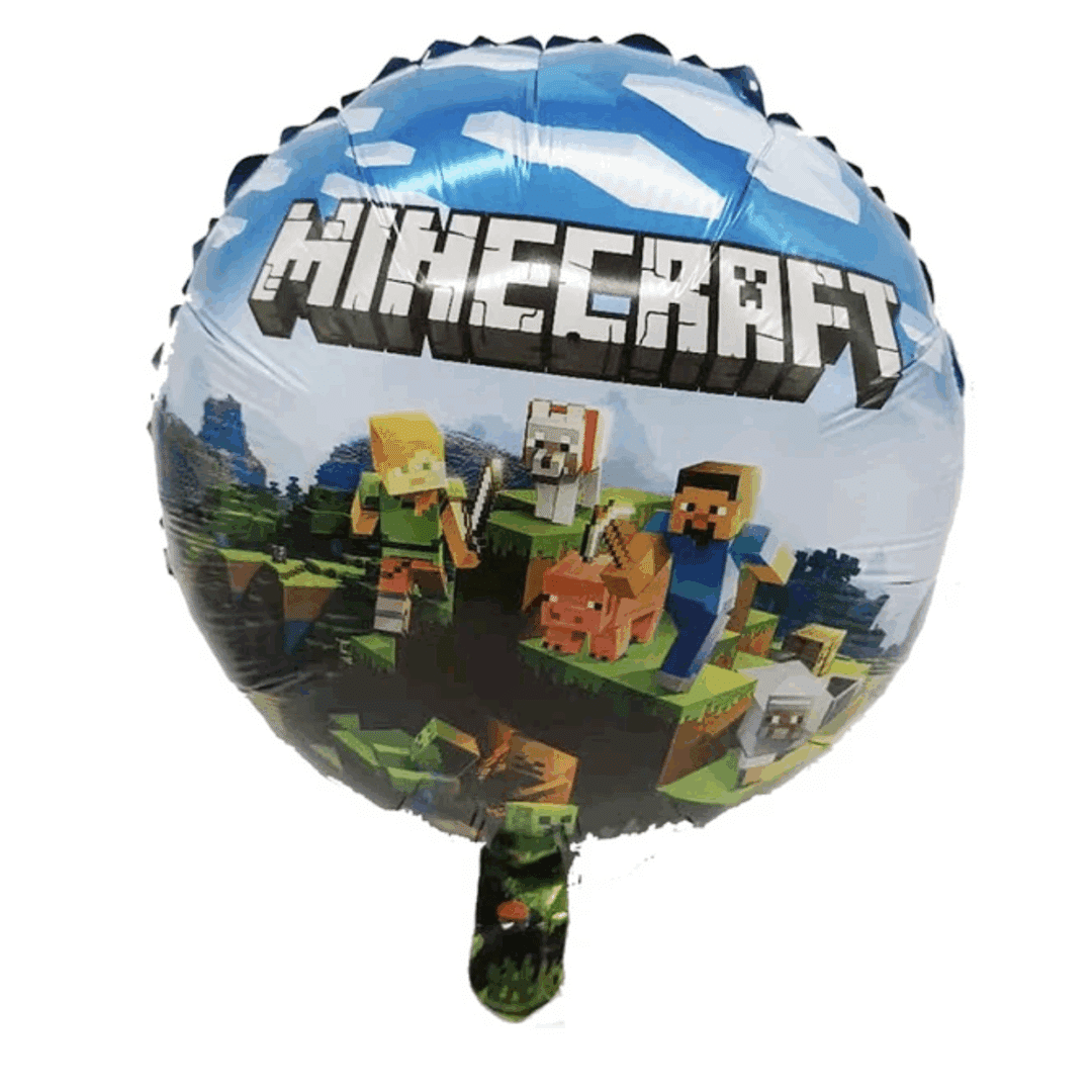 Фолиев балон Майнкрафт (Minecraft) – 45 см | Парти балон с любимите герои