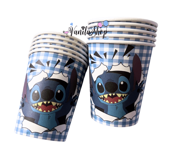 Парти чаши Стич (Stitch) - 10 броя