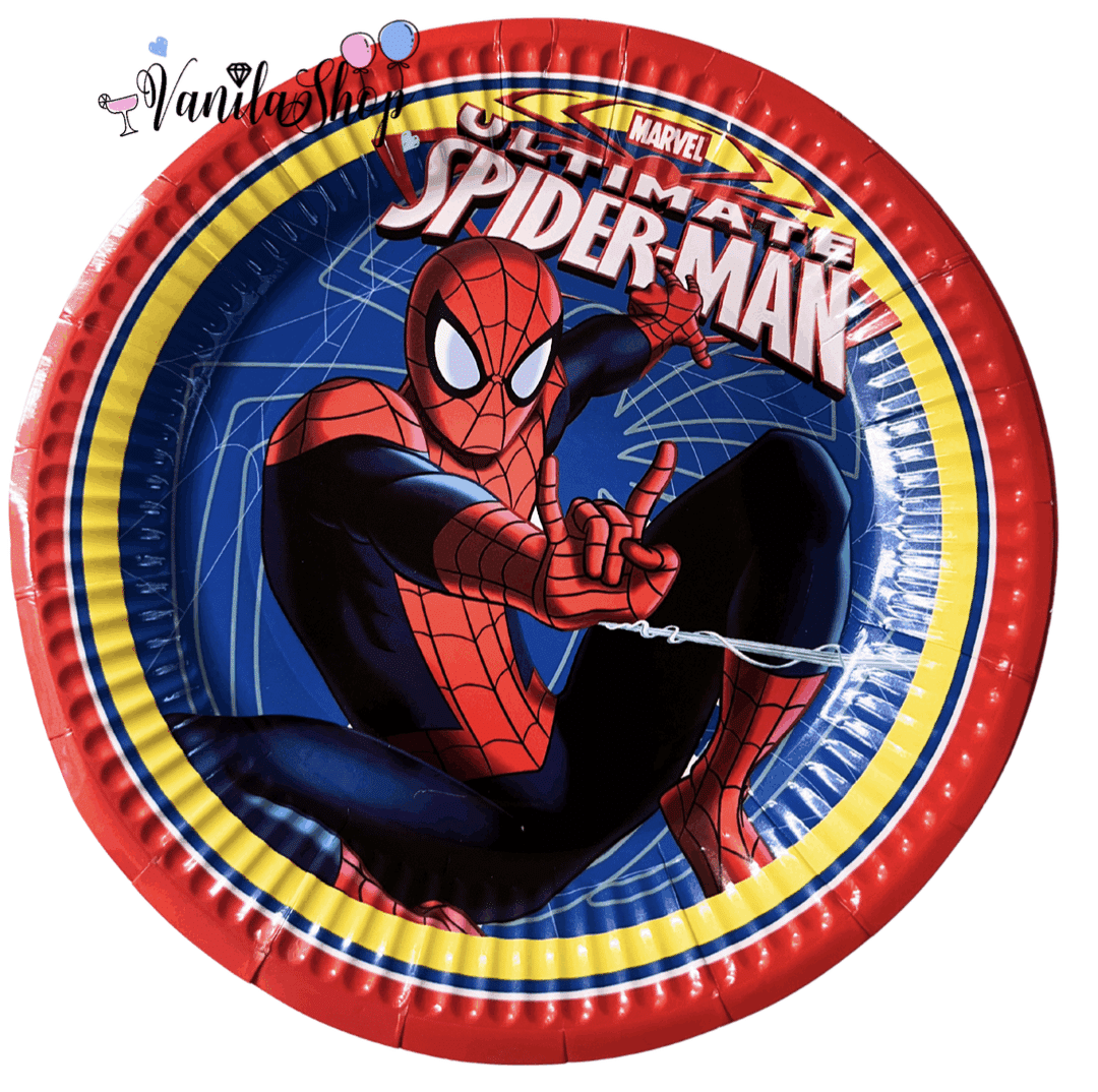 Чинии Спайдърмен (Spiderman) - 10 броя