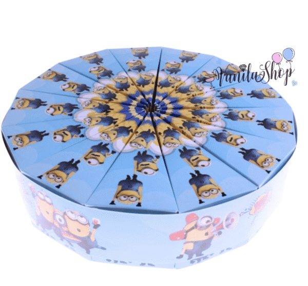 Картонена торта Миньони (Minions)– 13 парчета