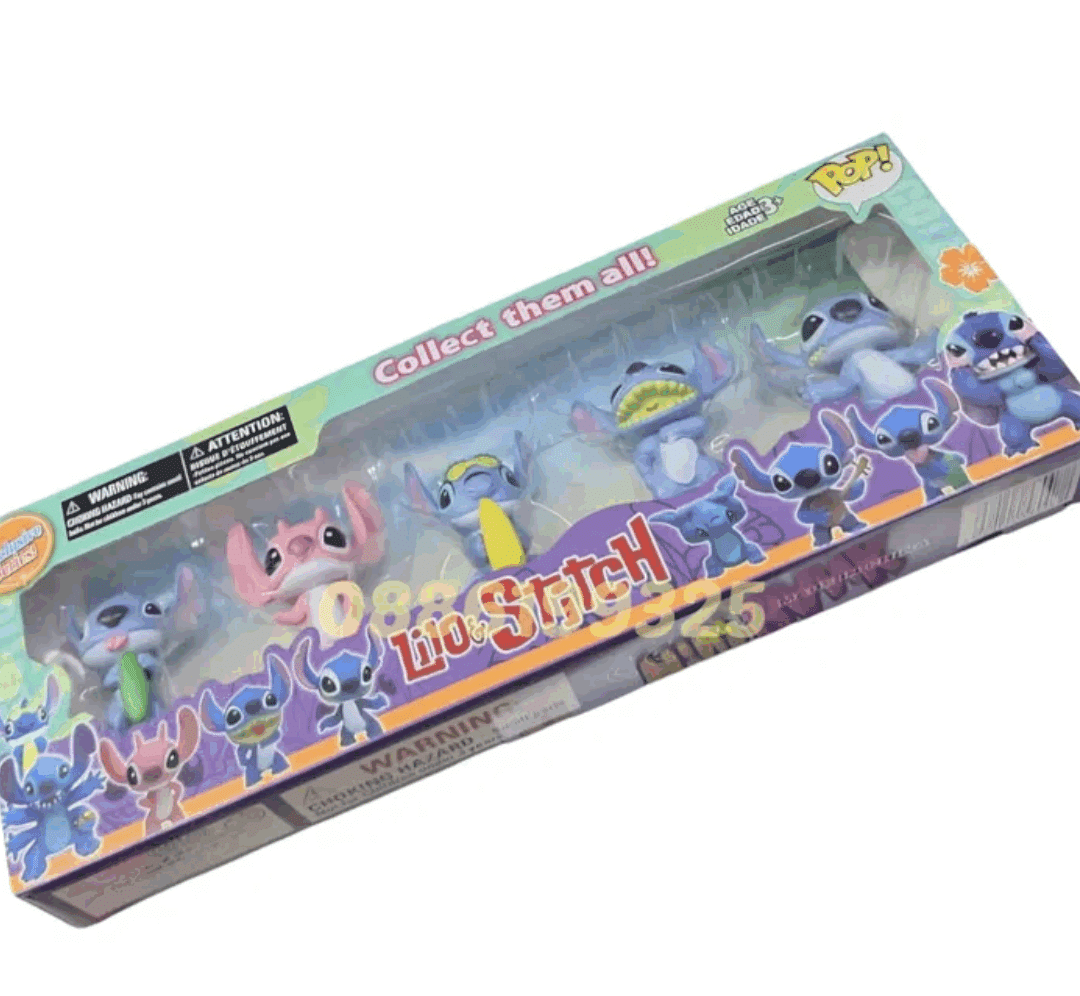 Комплект фигурки Стич (Lilo & Stitch) - 5 броя