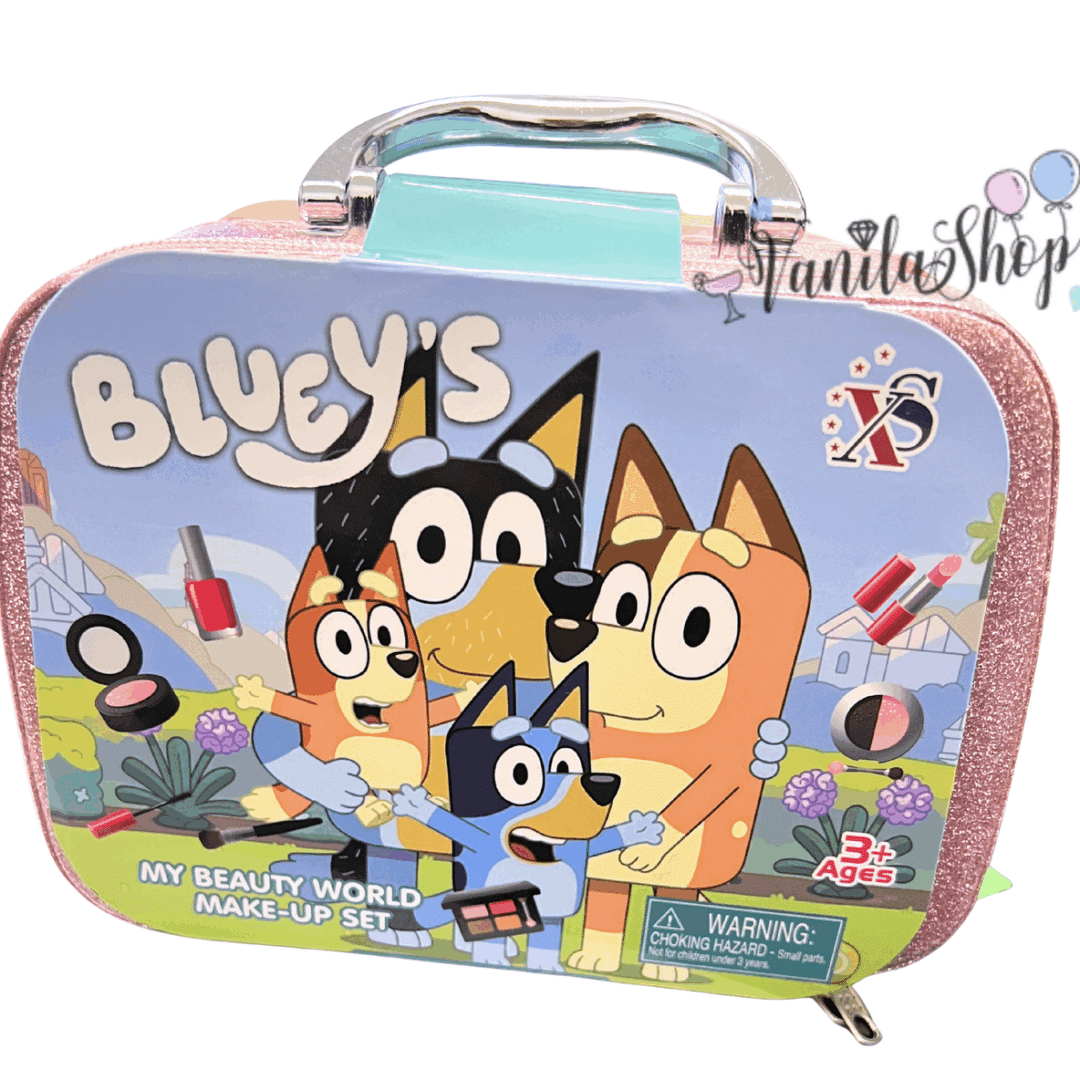 Комплект с гримове и лакове Блуи (Bluey)