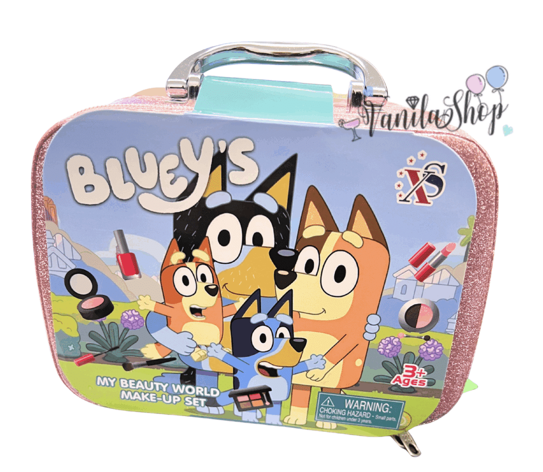 Комплект с гримове и лакове Блуи (Bluey)