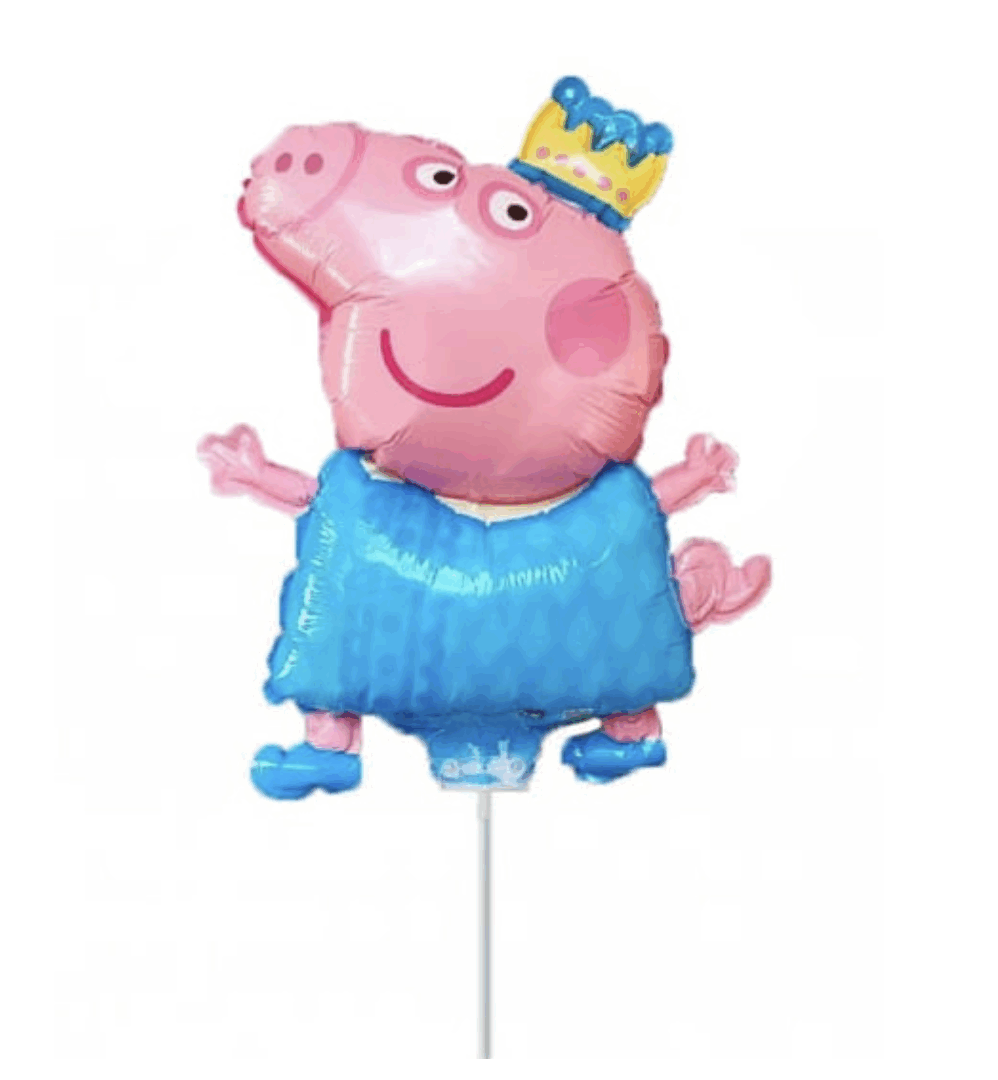 Балон Фолио Джордж пиг (Peppa Pig ) 46 см + пръчкa