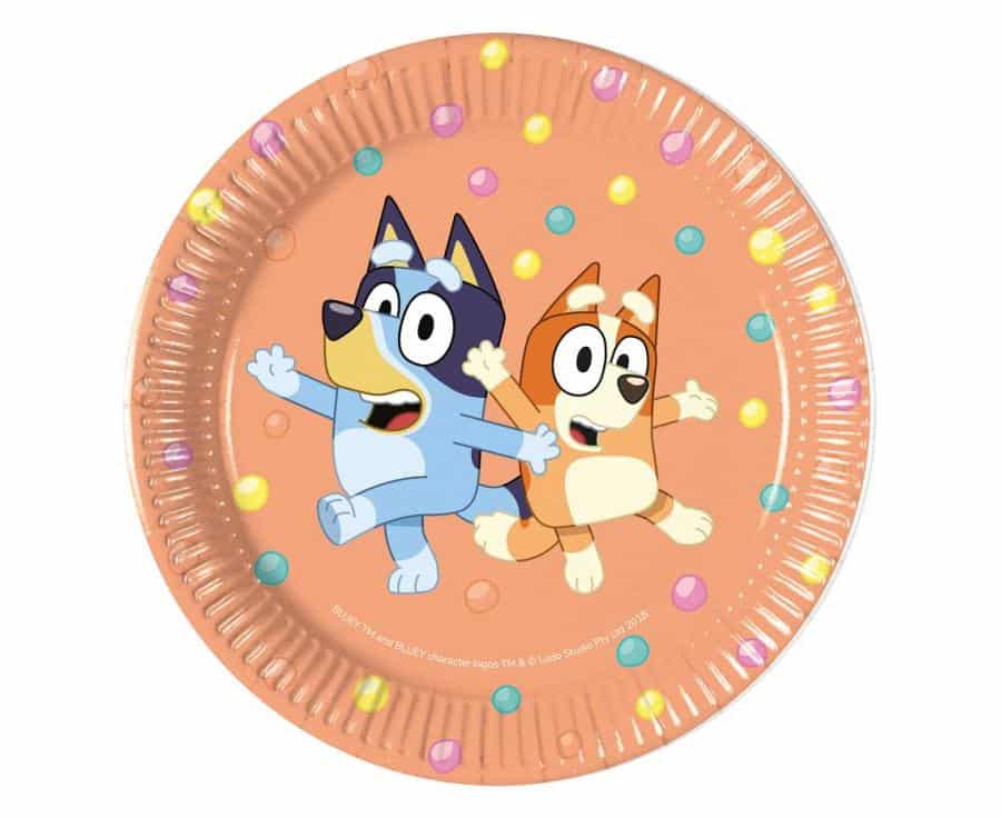 Чинии Блуи (Bluey) – 8 броя 20 см