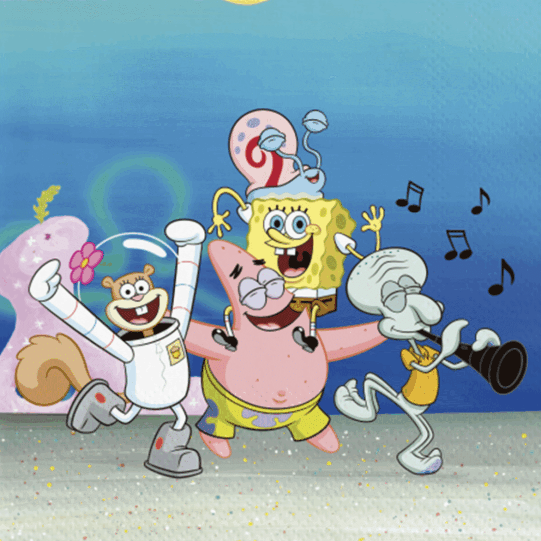 Парти салфетки Спондж Боб (Sponge Bob) - 20 броя вариант 2