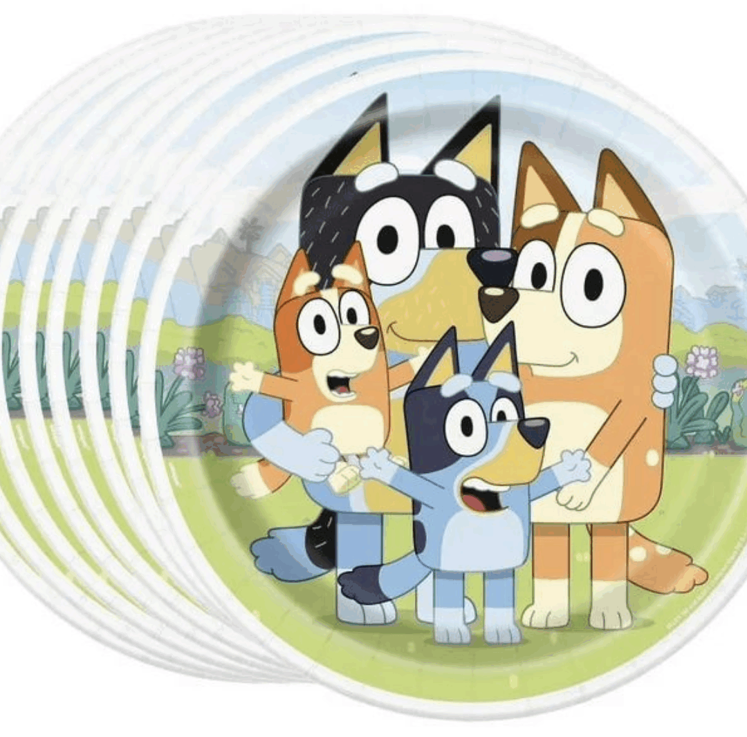 Чинии Блуи (Bluey) - 8 броя