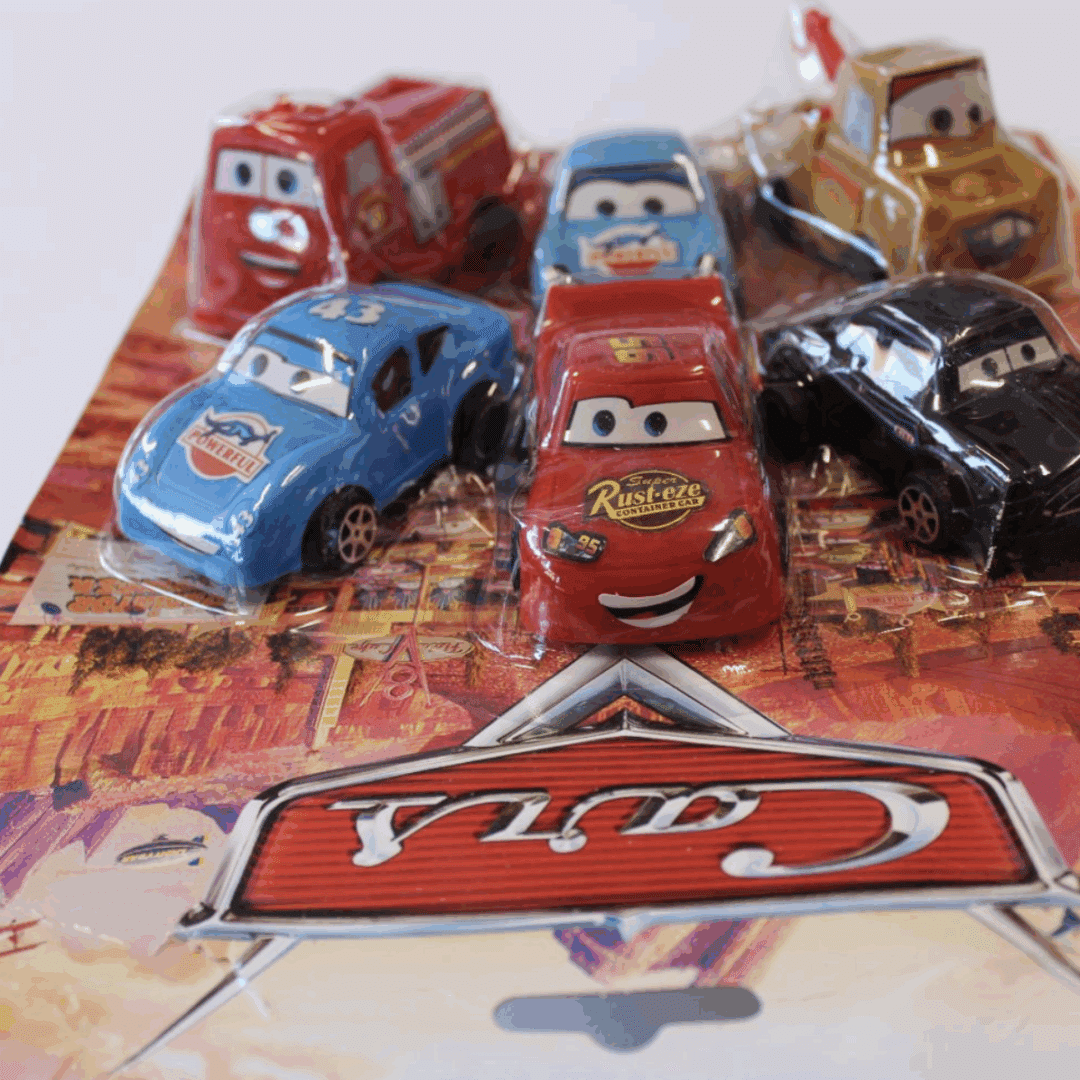 Комплект колички Cars – 6 броя (Disney/Pixar)