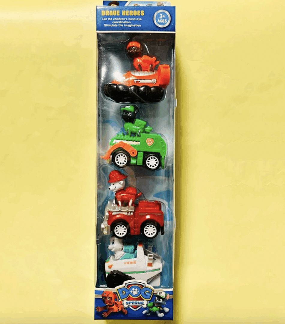 Комплект колички Пес Патрул (Paw Patrol) – 4 броя