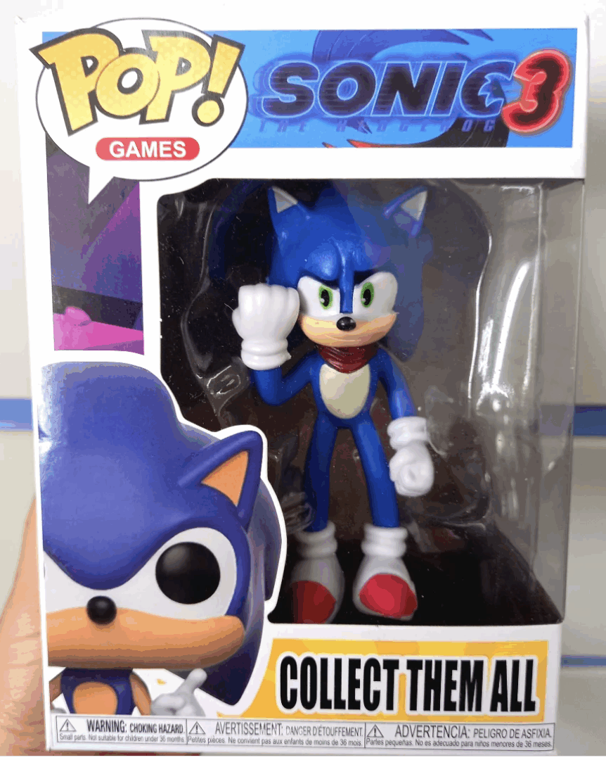 Фигурка Sonic the Hedgehog 3 – POP Games стил