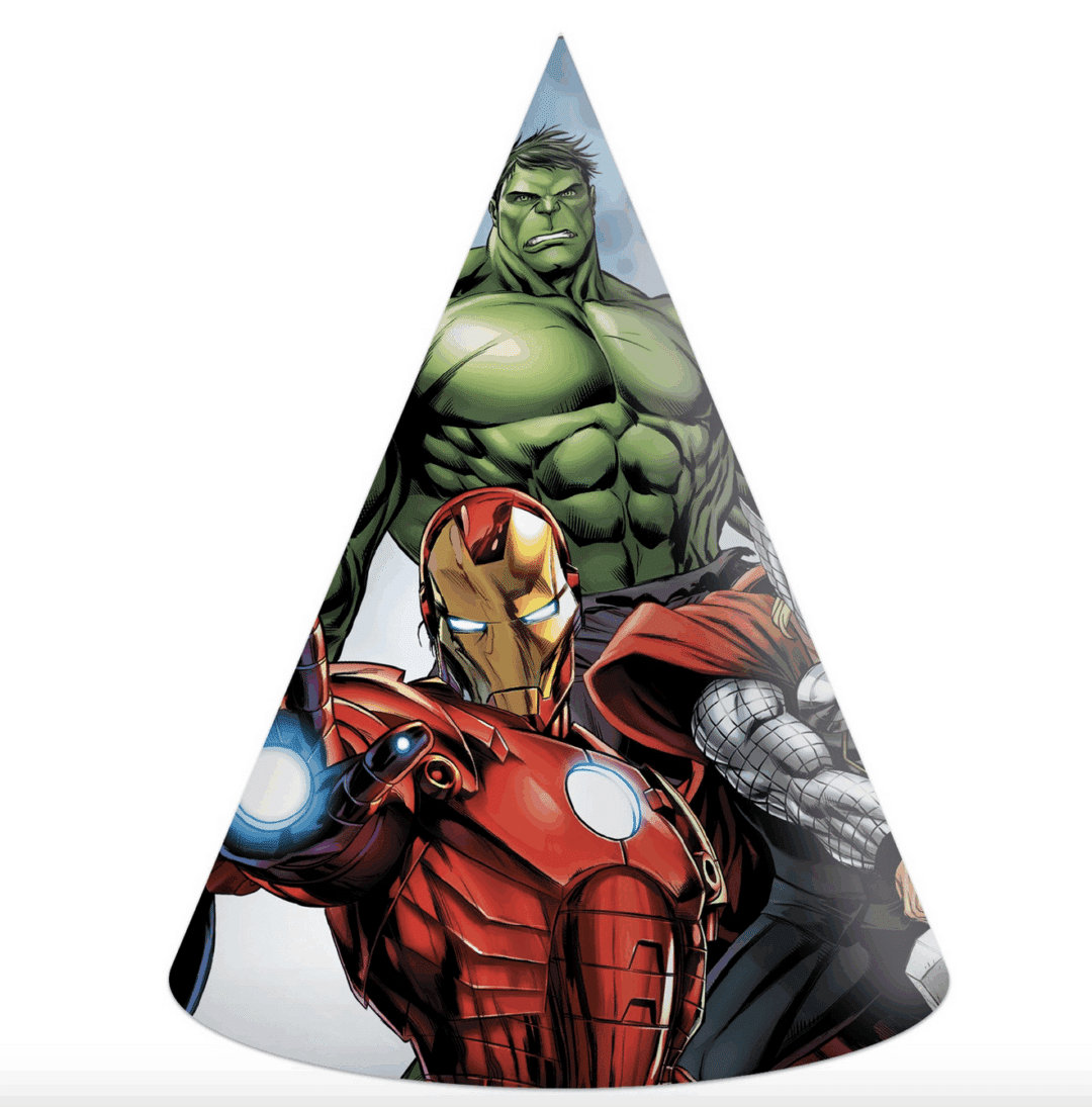 Парти шапки Отмъстителите (Avengers )– 6 броя