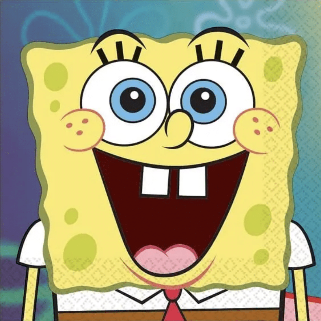 Парти салфетки Спондж Боб (Sponge Bob) –  16 броя