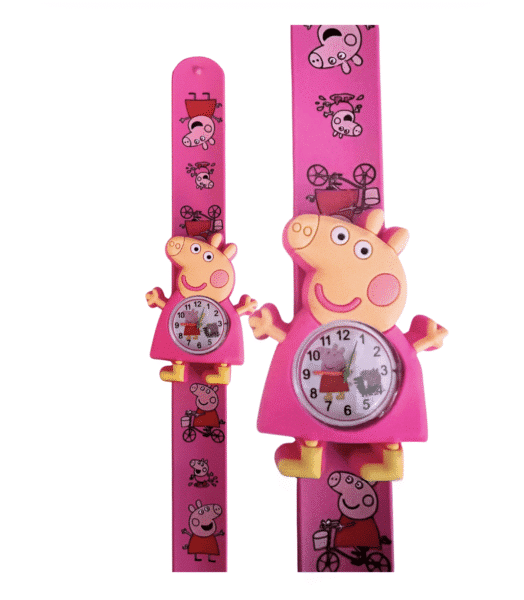 Детски часовник „Пепа Пиг“ Peppa Pig – slap лента (щракало