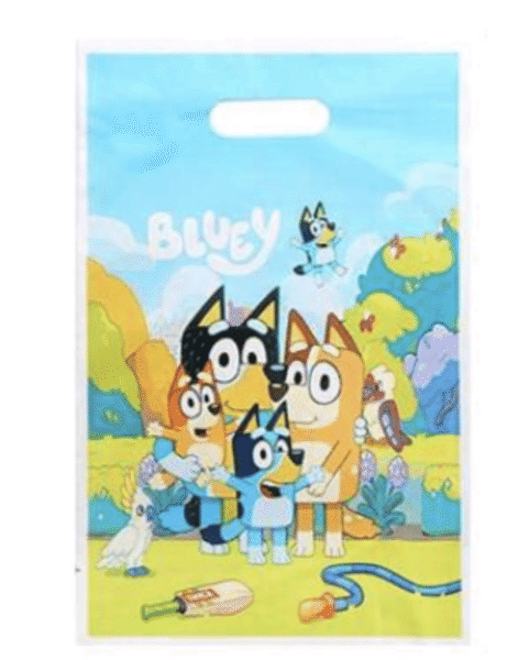 Пликчета за подаръци и лакомства Блуи /Bluey/ - 10 броя