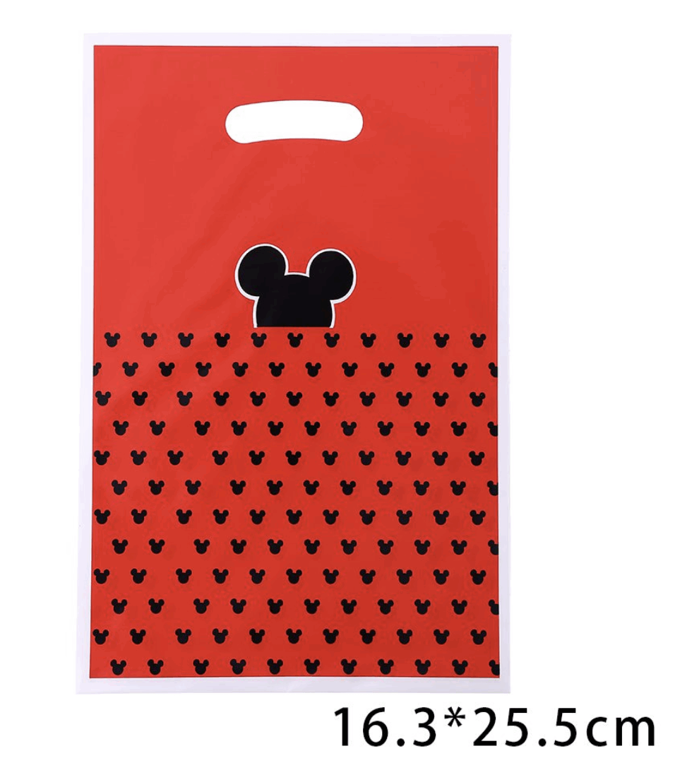 Пликчета за  подаръци и лакомства Мики Маус (Мickey Mouse) - 10 броя