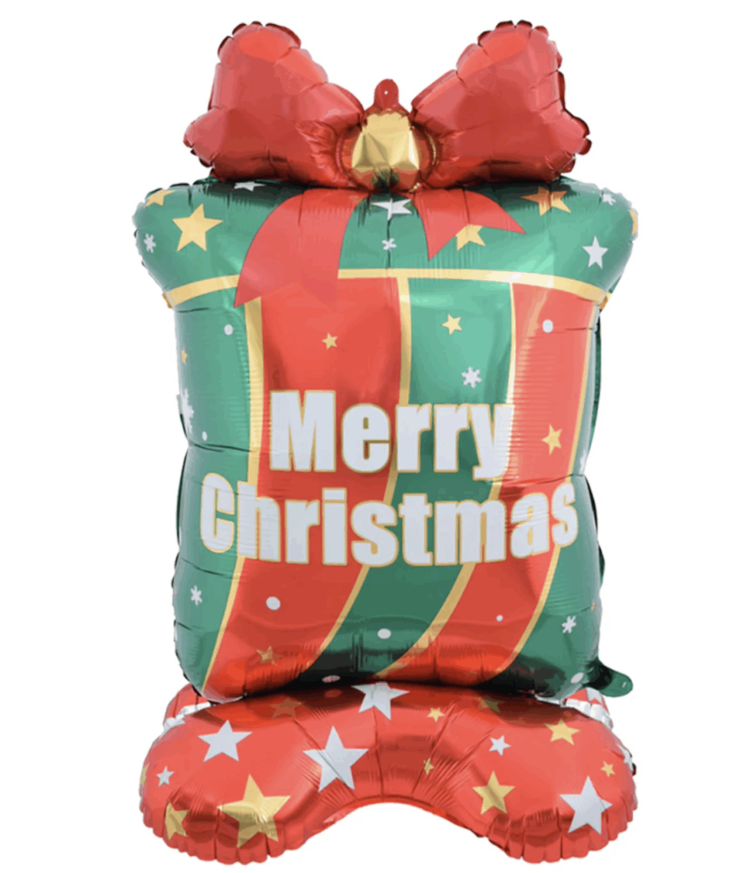 Надуваема коледна декорация „Подарък“ – 150 × 80 см | Merry Christmas